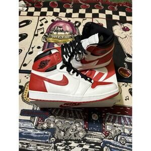 Nike Air Jordan 1 Retro High OG Heritage University Red 555088-161 Size 12 VNDS